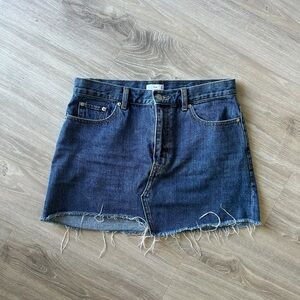 TNA Blue Mini Skirt for a Casual Night Out